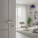 مسكة باب معدني ثنائي اللمعة بتصميم فاخر  وجودة عالية