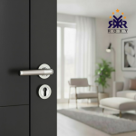 مقبضROXY معدني- بلون مزدوج كروم ونيكل