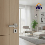 مسكة باب معدني ثنائي اللمعة بتصميم فاخر  وجودة عالية