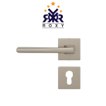 مسكة باب بلون النيكل ساتان بتصميم مستقيم عصري وجودة عالية