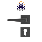 مقبض باب أسود مطفي بانحناءة جذابة وجودة عالية