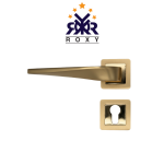 مقبض باب ذهبي فاخر بتصميم منحني أنيق