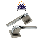 مسكة باب معدني ثنائي اللمعة بتصميم فاخر  وجودة عالية