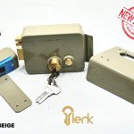 قفل كهربائي خارجي ERL-2410 BLK - اللون - رمادي غامق