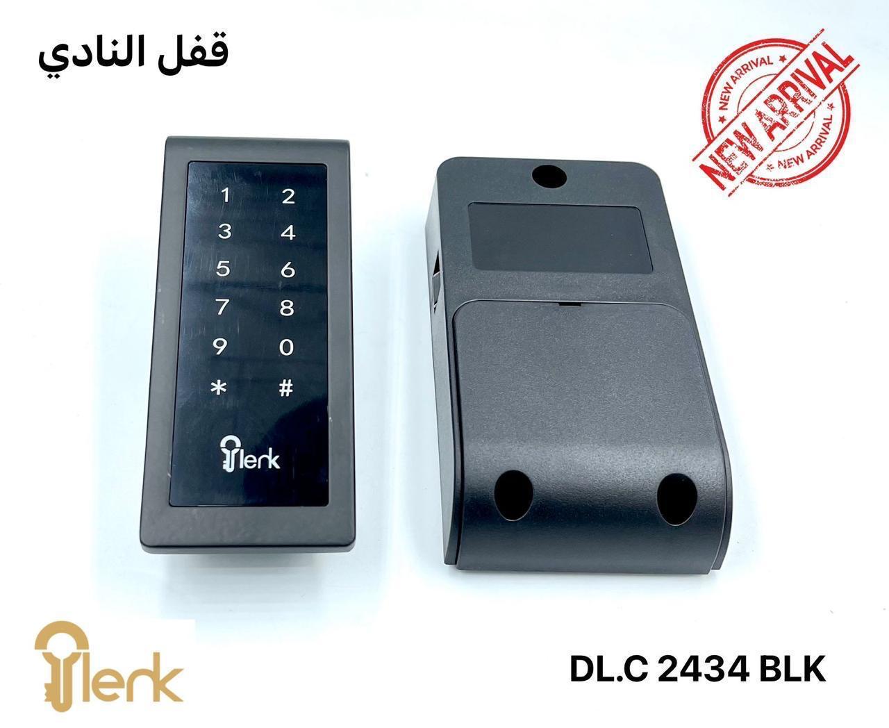 قفل نادي إلكتروني Slenk  DL.C 2434 BLK – لوحة أرقام رقمية – أمان عالي للأندية والصالات والخزائن