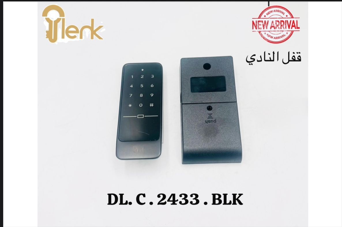 قفل نادي إلكتروني Slenk DL.C 2433 SS – لوحة أرقام رقمية – ستانلس ستيل – أمان عالي لخزائن النوادي والصالات