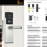 قفل فندقي ذكي – سلسلة DL.HM1.2440 من Slenk